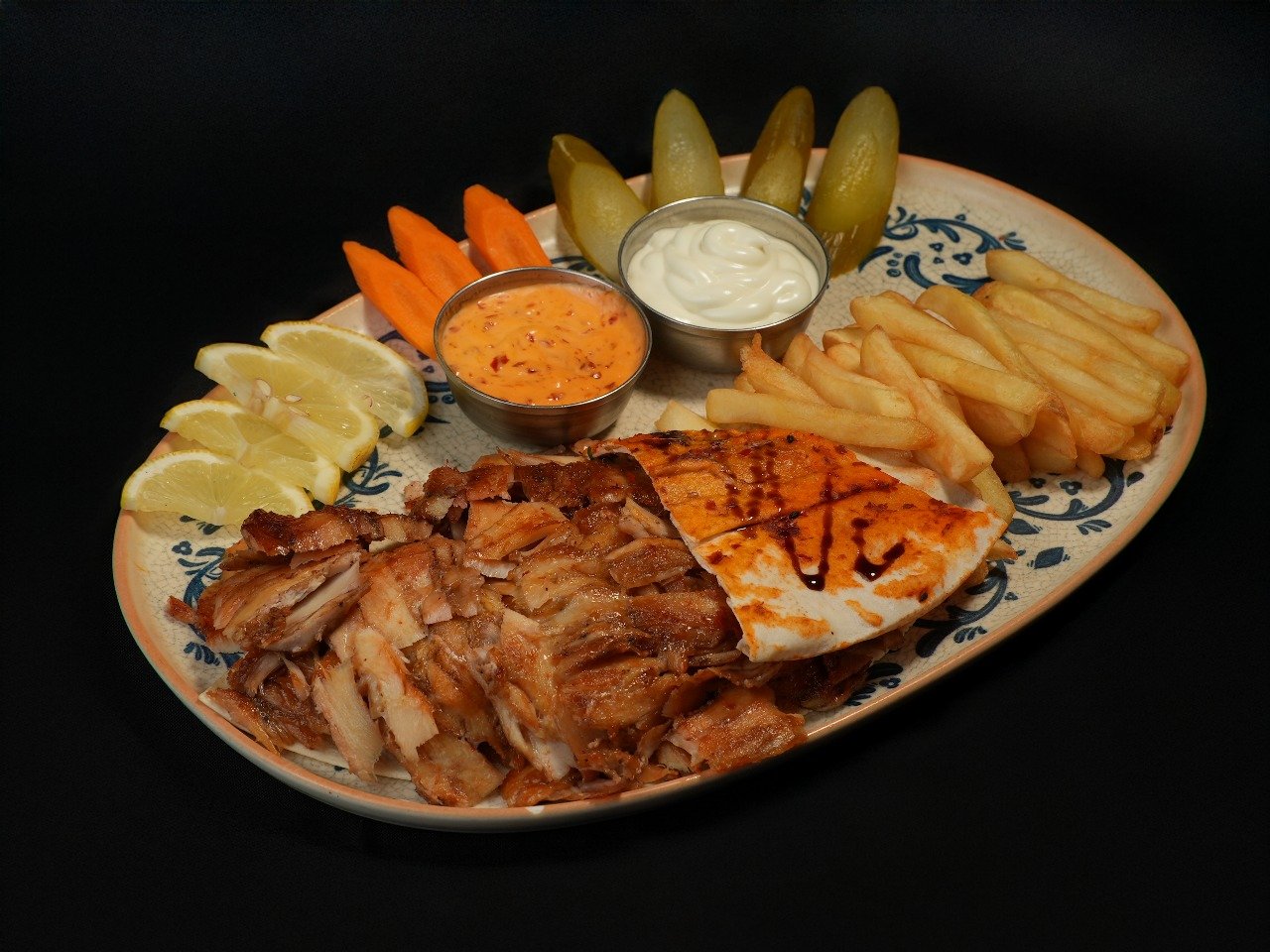 نصف نفر شاورما دجاج